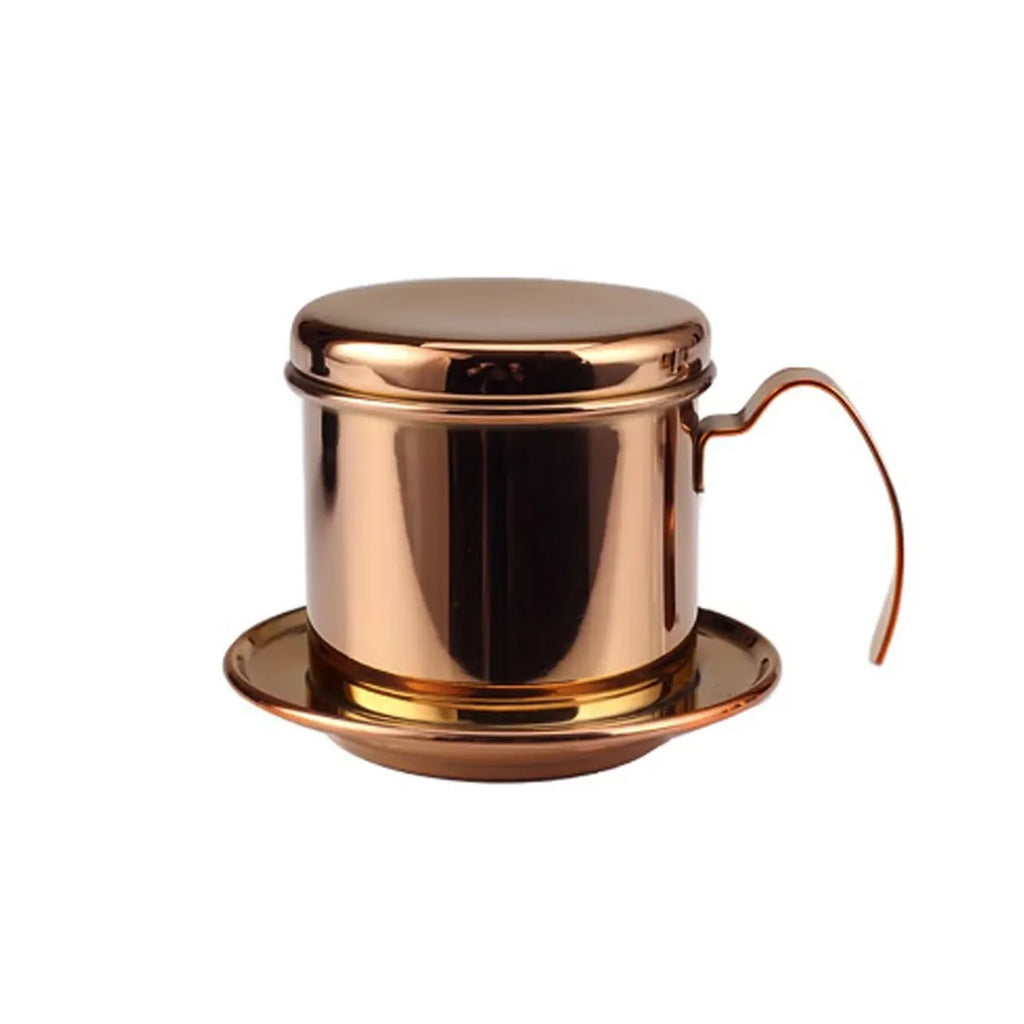 Vietnamese Coffee Drip Filter Small French Press Portable Cup Stainless Steel Vietnamese Coffee Maker for Camping