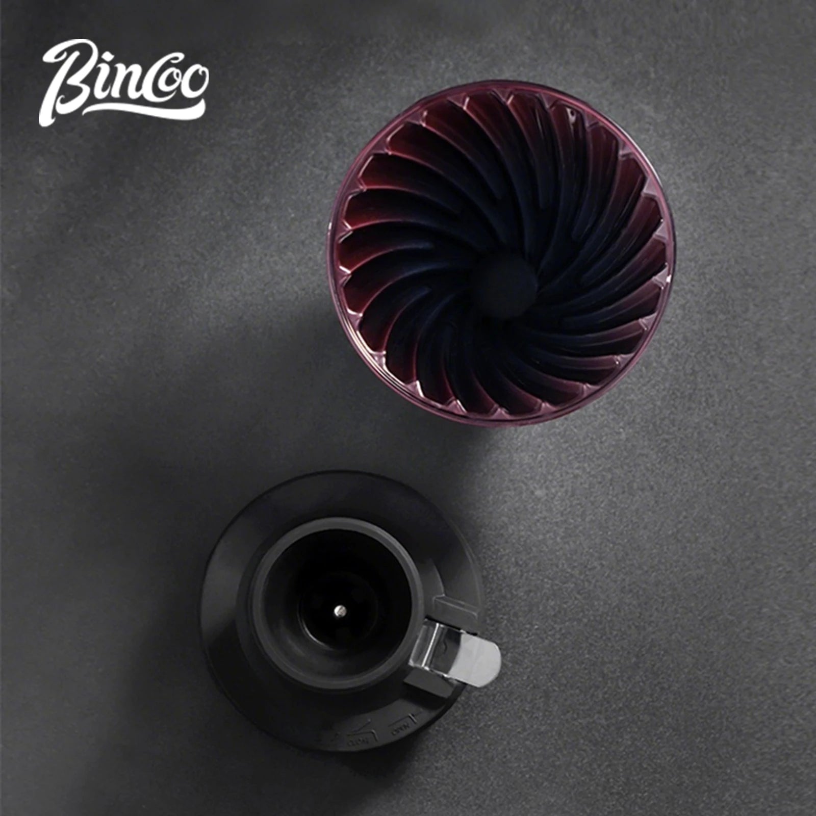 BINCOO 400ml/600ml Pour Over Coffee Dripper Filter Glass Sharing Pot Funnel Drip Coffee Maker Hand Brew Cup with Filter Paper