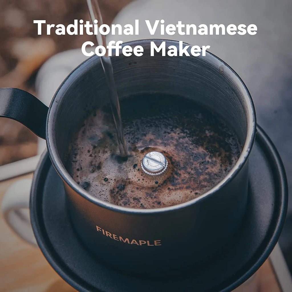 Fire-Maple Orca Vietnamese Coffee Filter Set Stainless Steel Vietnam Dripper Coffee Maker Reusable Cup Drip for Camping Outdoor