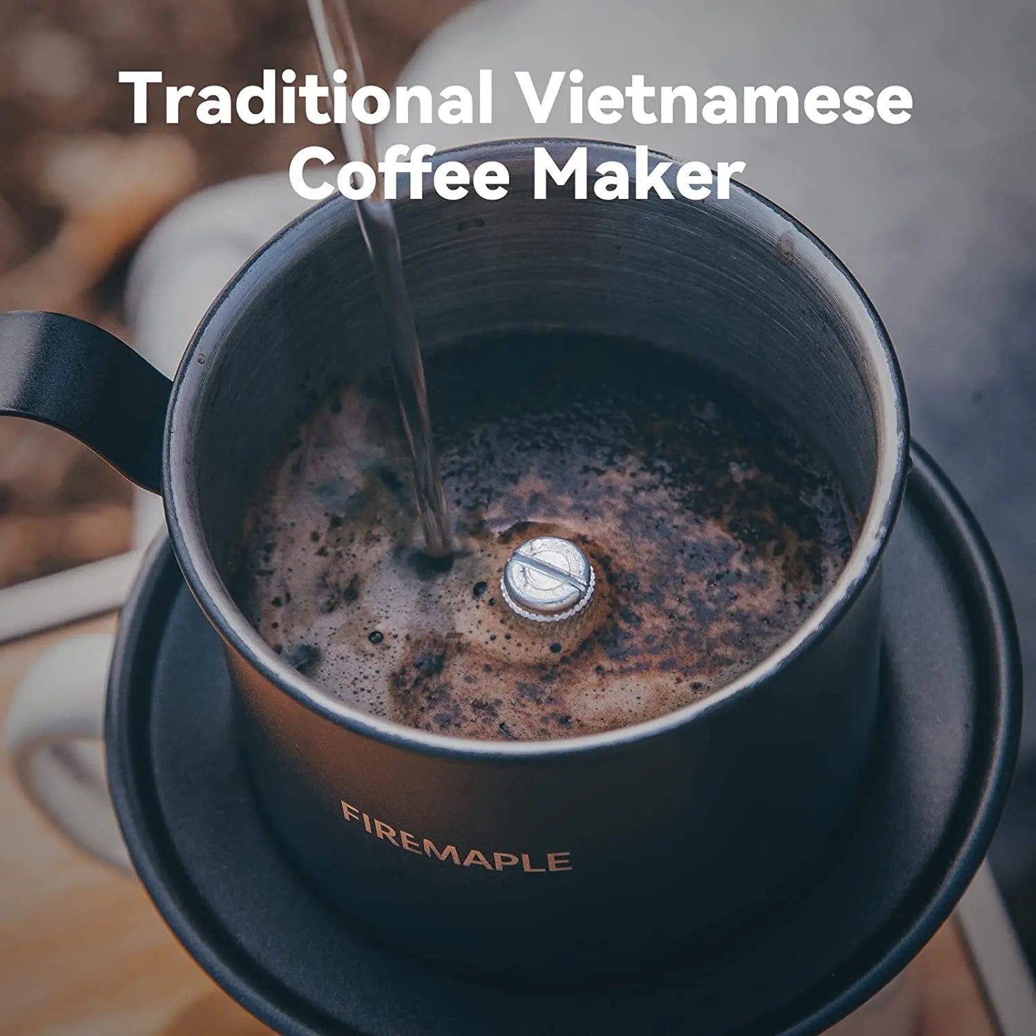 Fire-Maple Orca Vietnamese Coffee Filter Set Stainless Steel Vietnam Dripper Coffee Maker Reusable Cup Drip for Camping Outdoor